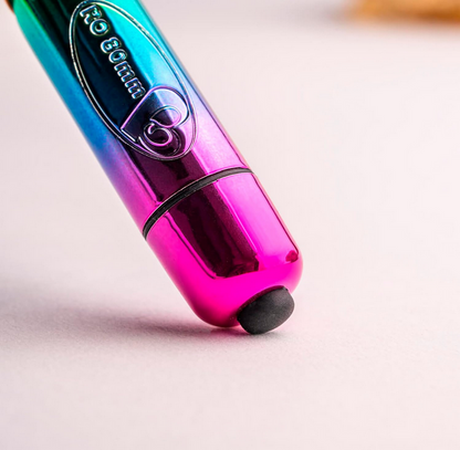 Rocks Off RO-80mm Rainbow Bullet Clitoral Massager Silicone 7 Speed Vibrator