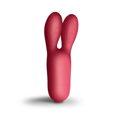Rocks Off Sugar Boo Coral Kiss Rabbit Ears Wand Massager Vibrator 10 Function