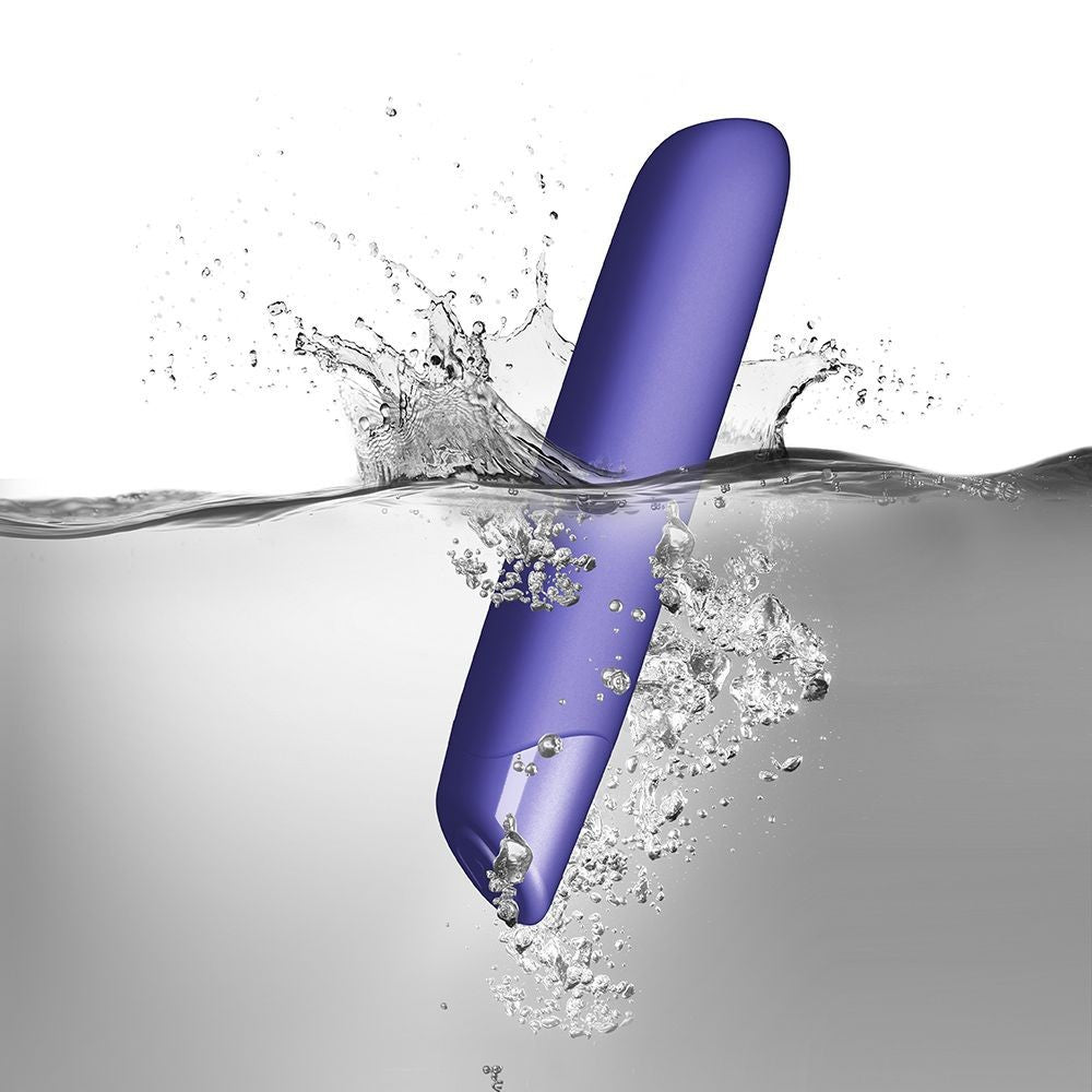 Rocks Off Sugar Boo Very Peri Wand Silicone Massager Vibrator 10 Function Bullet