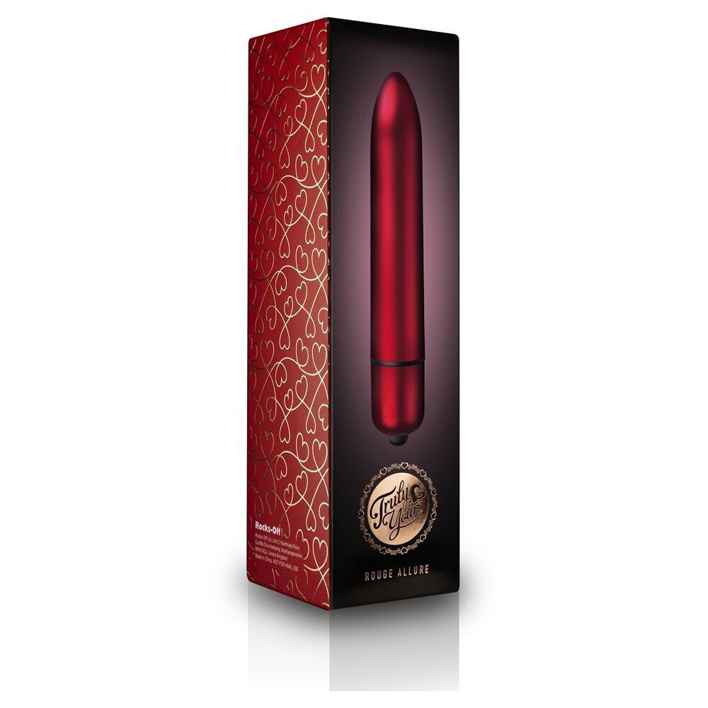 Red product in a decorative box with intricate patterns on a white background