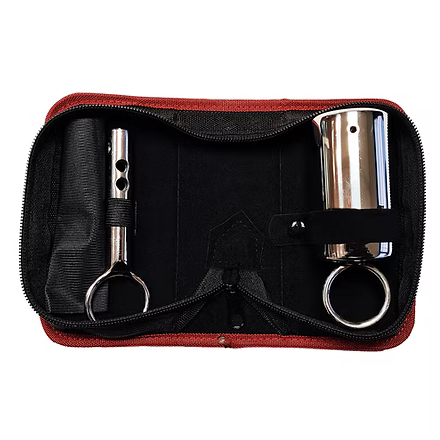 Rouge Stainless Steel Ice Lock Time-Release Bondage Restraint on a white background
