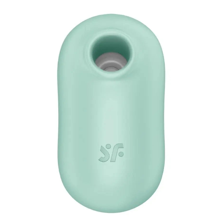 Satisfyer Pro To Go 2 Mint Double Air Pulse Clitoral Vibrator Silicone Waterproof Massager