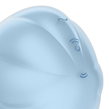 Satisfyer Cloud Dancer Blue Clitoral Air Pulse Vibrator Silicone Multispeed Vibe