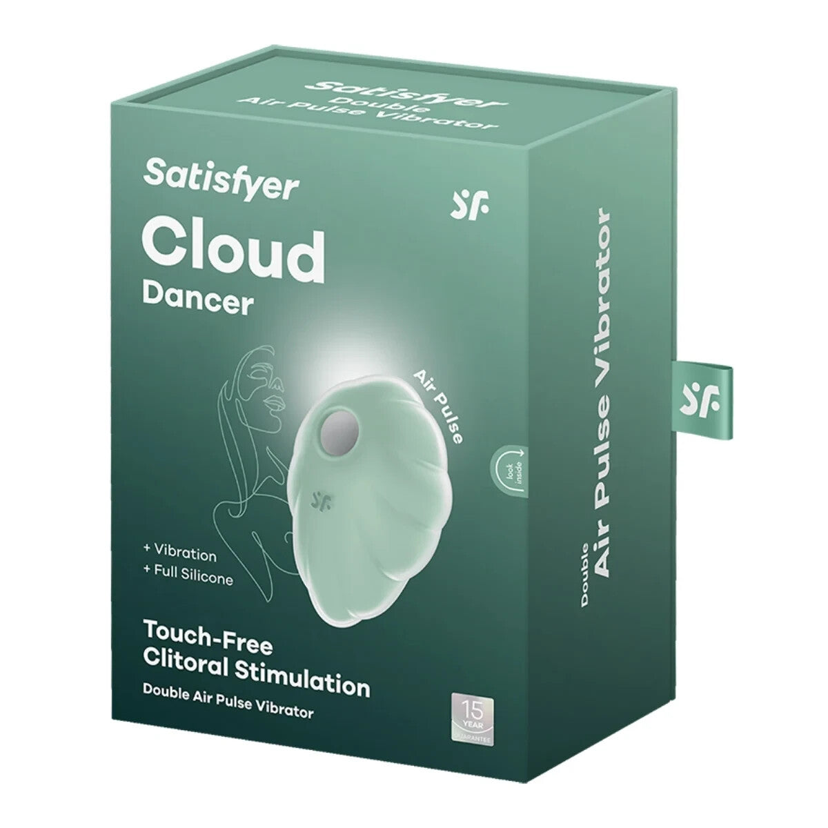 Satisfyer Cloud Dancer packaging on a white background