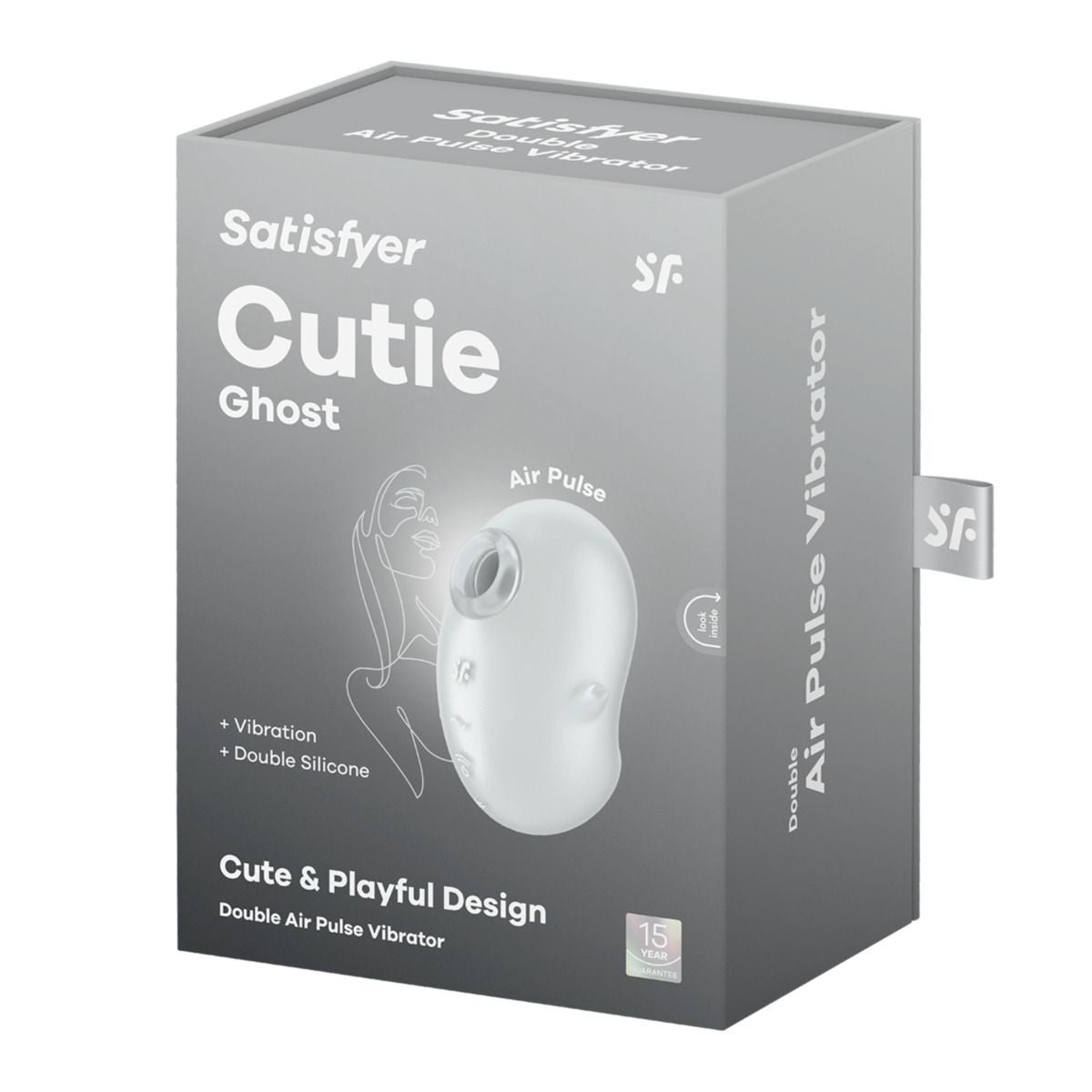 Satisfyer Cutie Ghost packaging on a white background