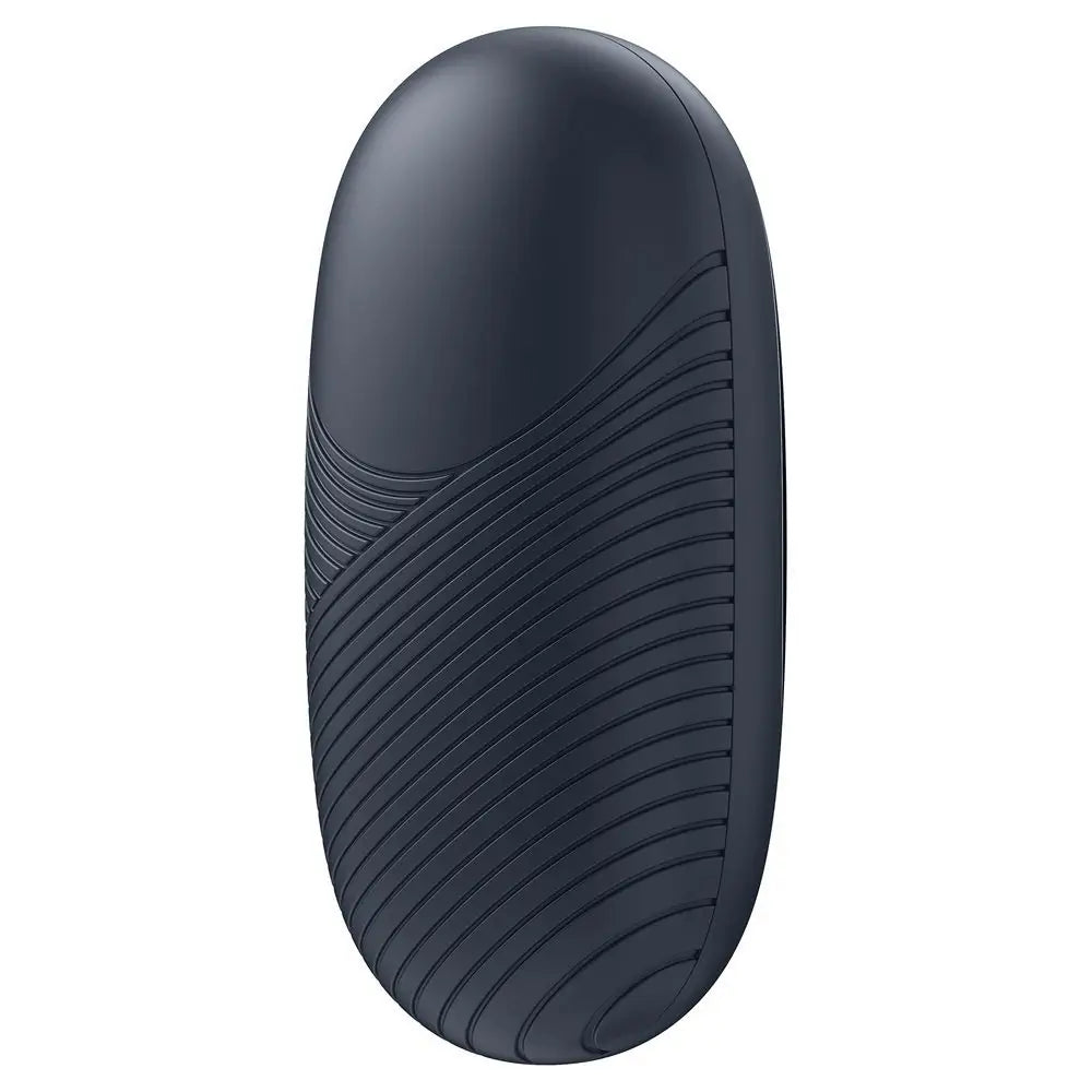Satisfyer Dark Desire Lay-On Clitoral Silicone 5 Speed 10 Rhythm Vibrator Navy Blue