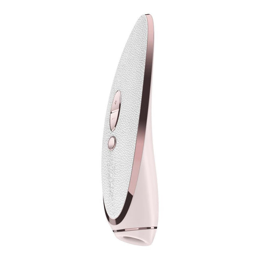 Satisfyer Luxury Pret-A-Porter Stimulator White Rose Gold Vibrator Massage Wand