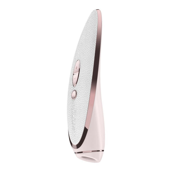 Satisfyer Luxury Pret-A-Porter Stimulator White Rose Gold Vibrator Massage Wand