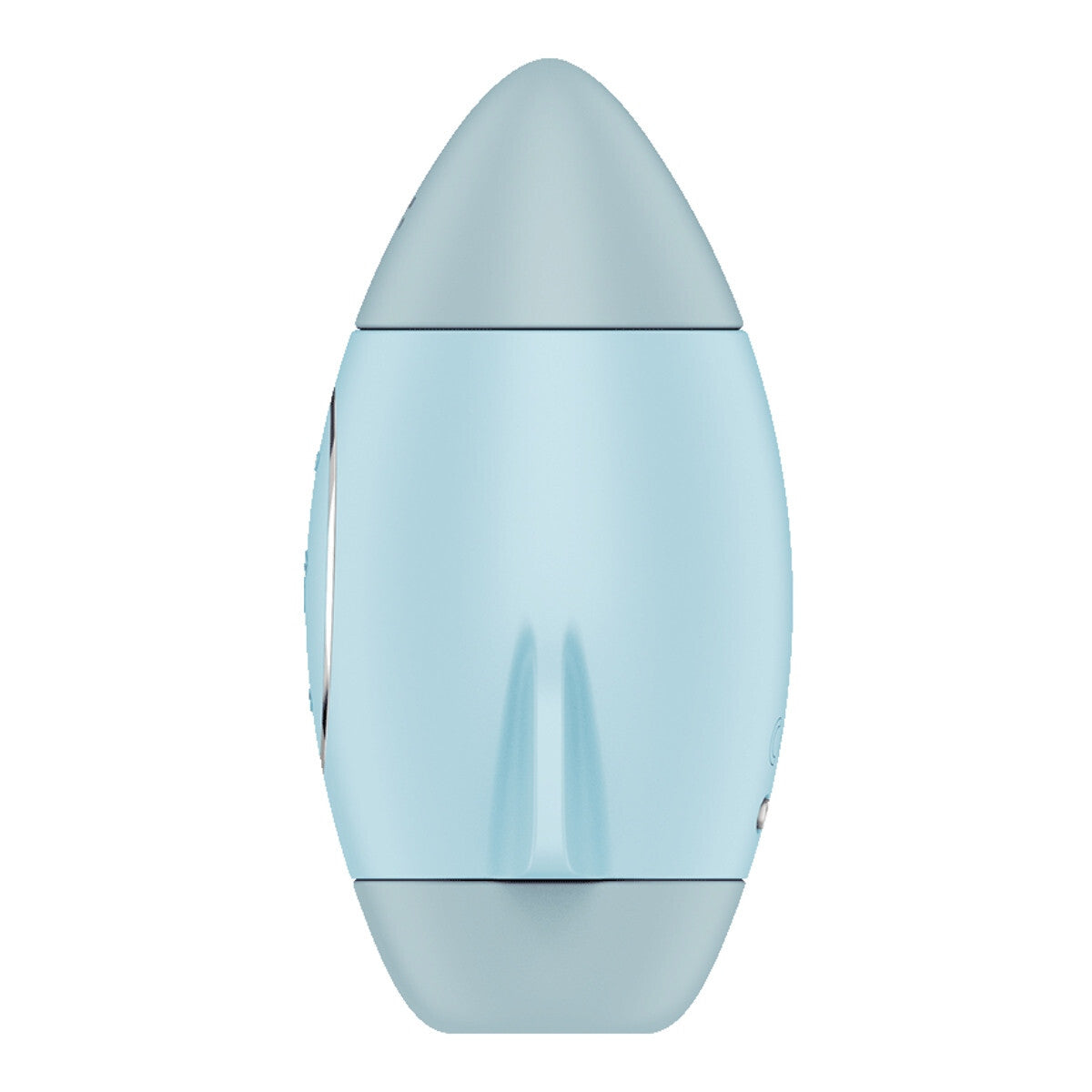 Satisfyer Mission Control Double Air Pulse Blue Silicone Clitoral Vibrator Waterproof Massager