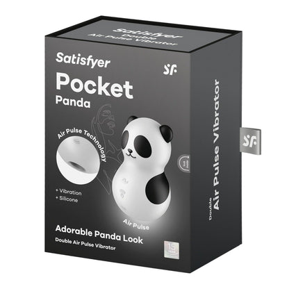 Satisfyer Pocket Panda packaging on a white background