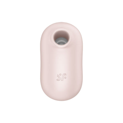 Pink silicone sleeve with a logo on a white background
