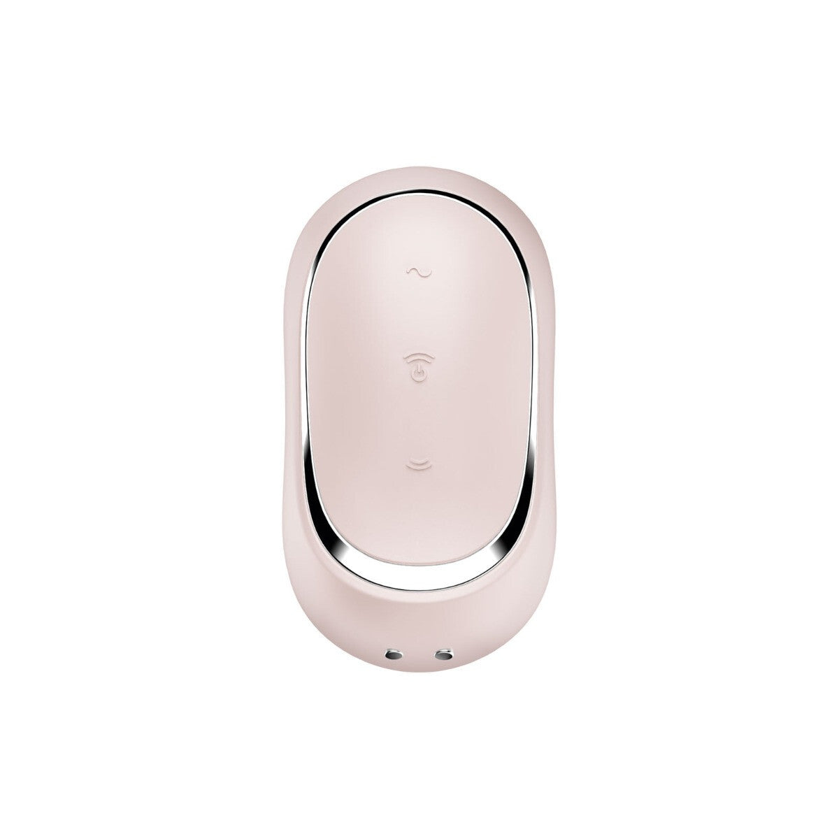 Pink electronic device with buttons on a white background