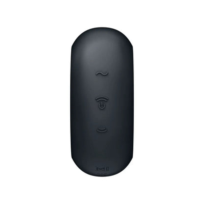 Satisfyer Pro To Go 3 Air Pulse Silicone Clitoral Waterproof Rechargeable Vibrator Black