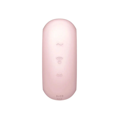 Satisfyer Pro To Go 3 Air Pulse Silicone Clitoral Waterproof Rechargeable Vibrator Rose