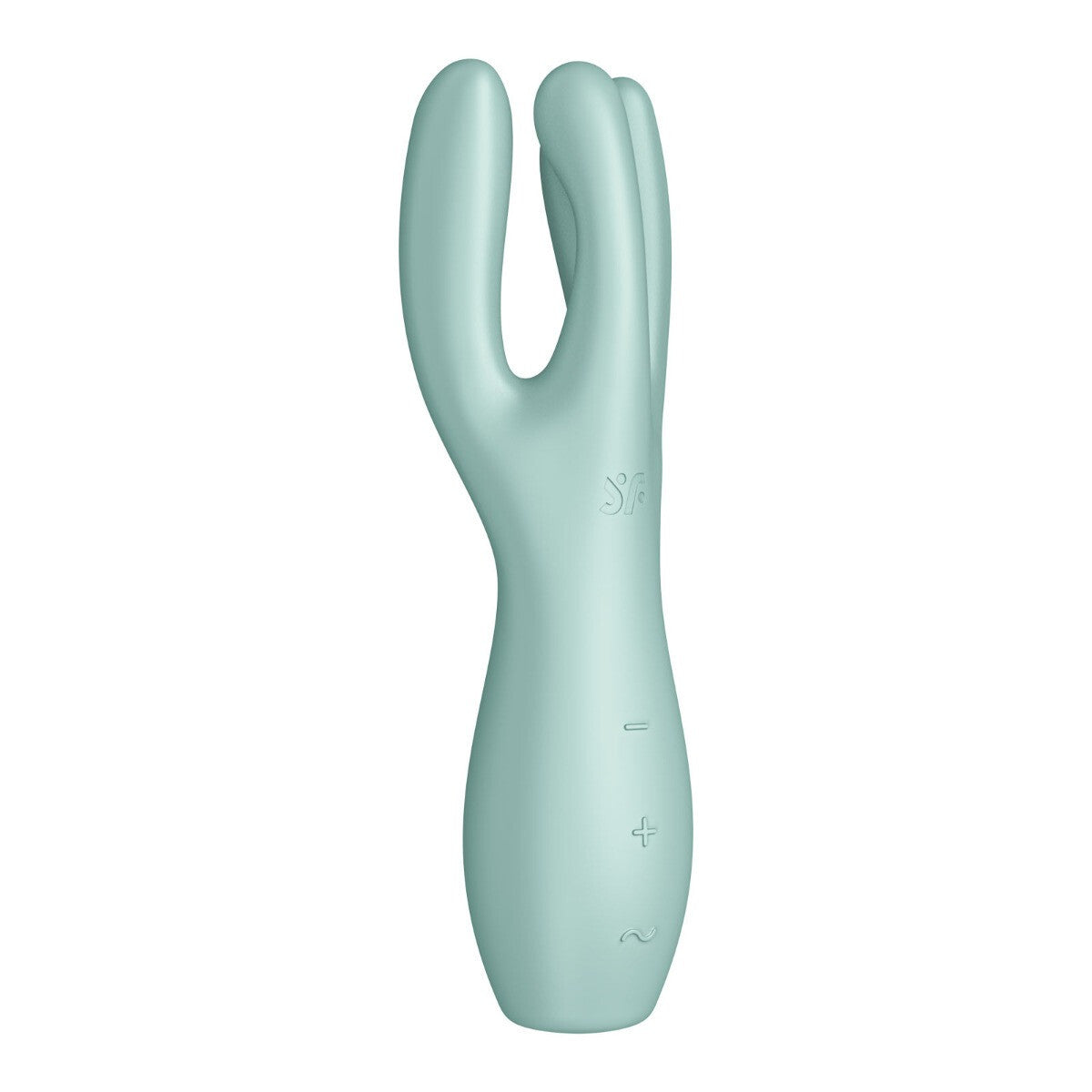 Satisfyer Threesome 3 Mint Lay-On Clitoral Vibrator Silicone Waterproof Massager