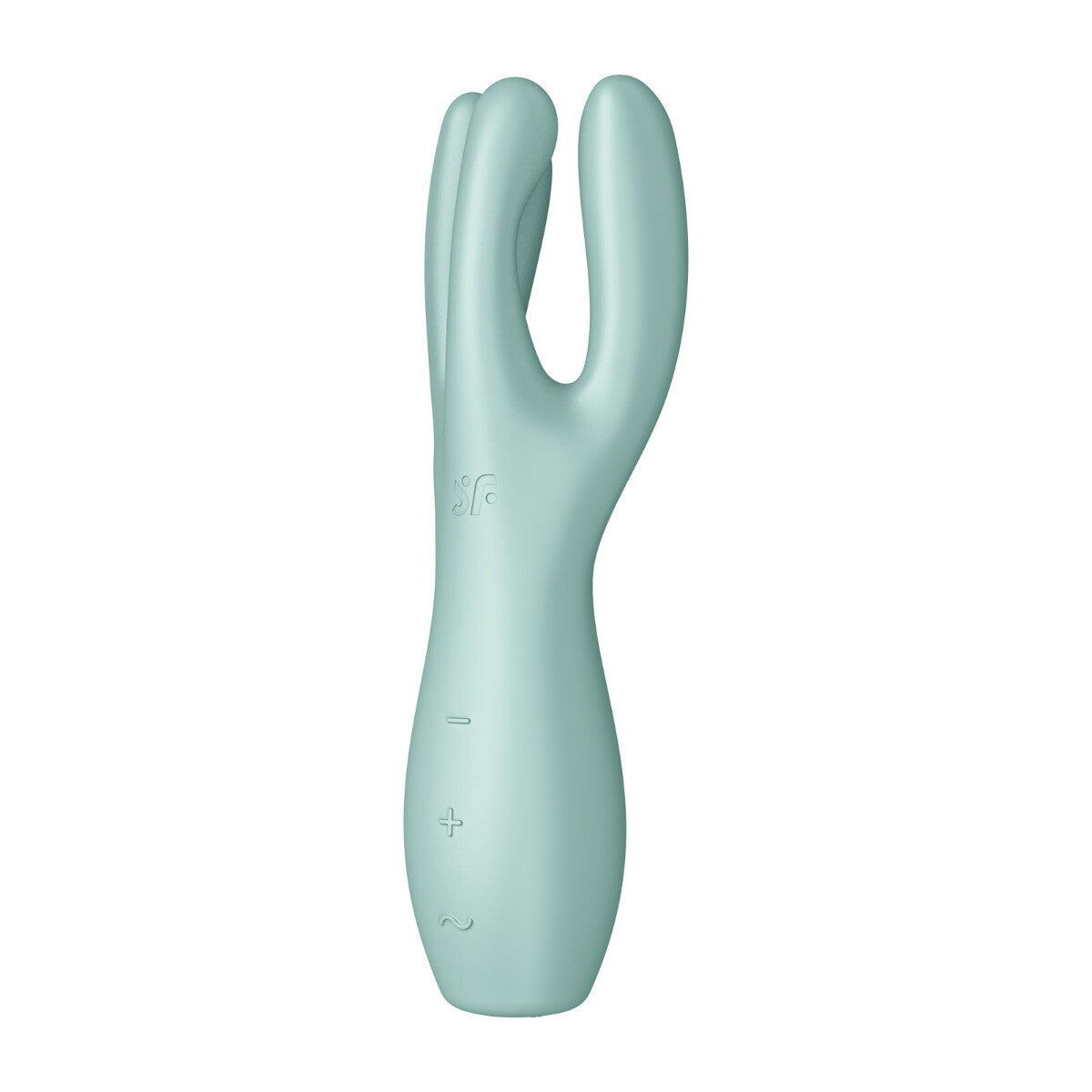Satisfyer Threesome 3 Mint Lay-On Clitoral Vibrator Silicone Waterproof Massager