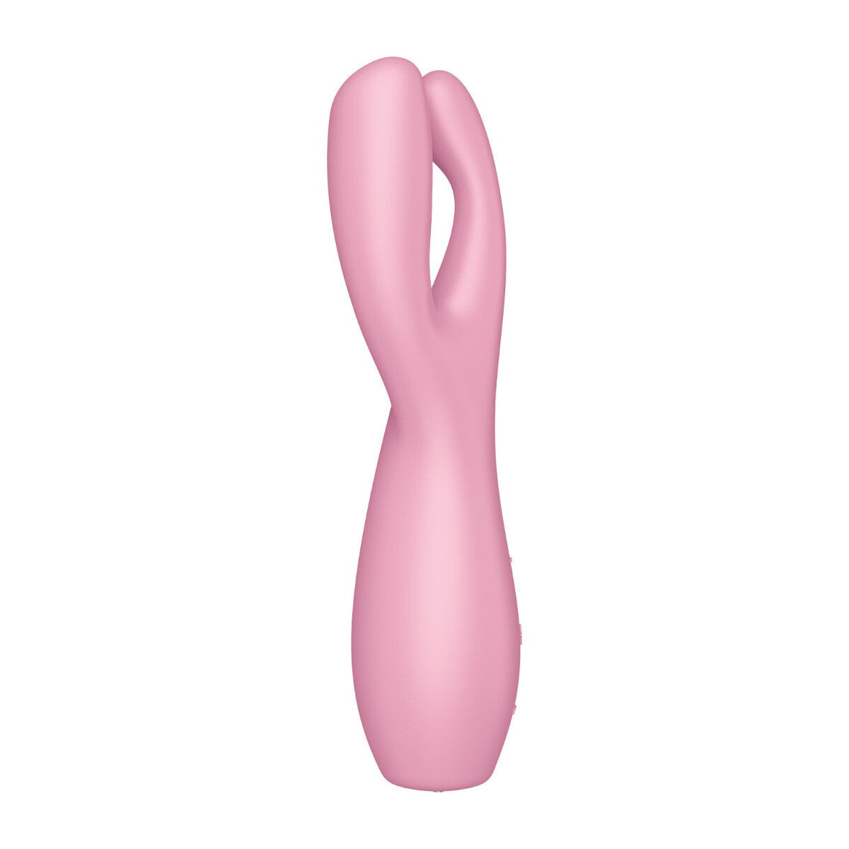 Satisfyer Threesome 3 Pink Lay-On Clitoral Vibrator Silicone Waterproof Massager