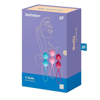 Satisfyer V Balls packaging on a white background