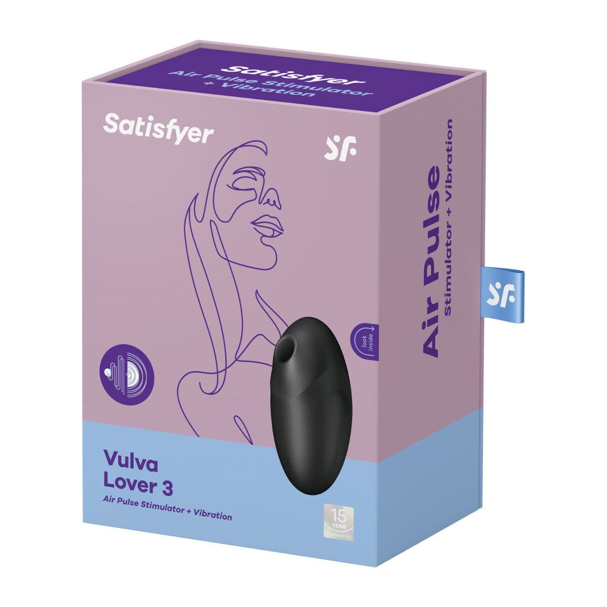 Satisfyer Vulva Lover 3 packaging on a white background