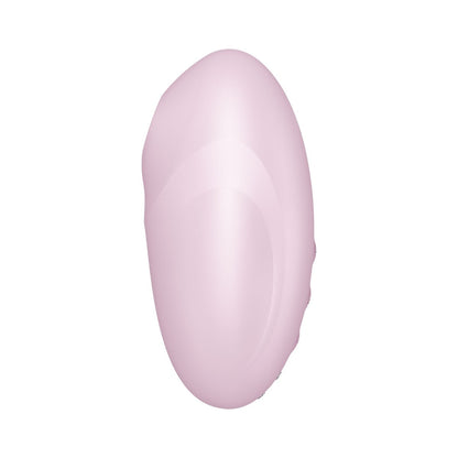 Pink oval object on a white background
