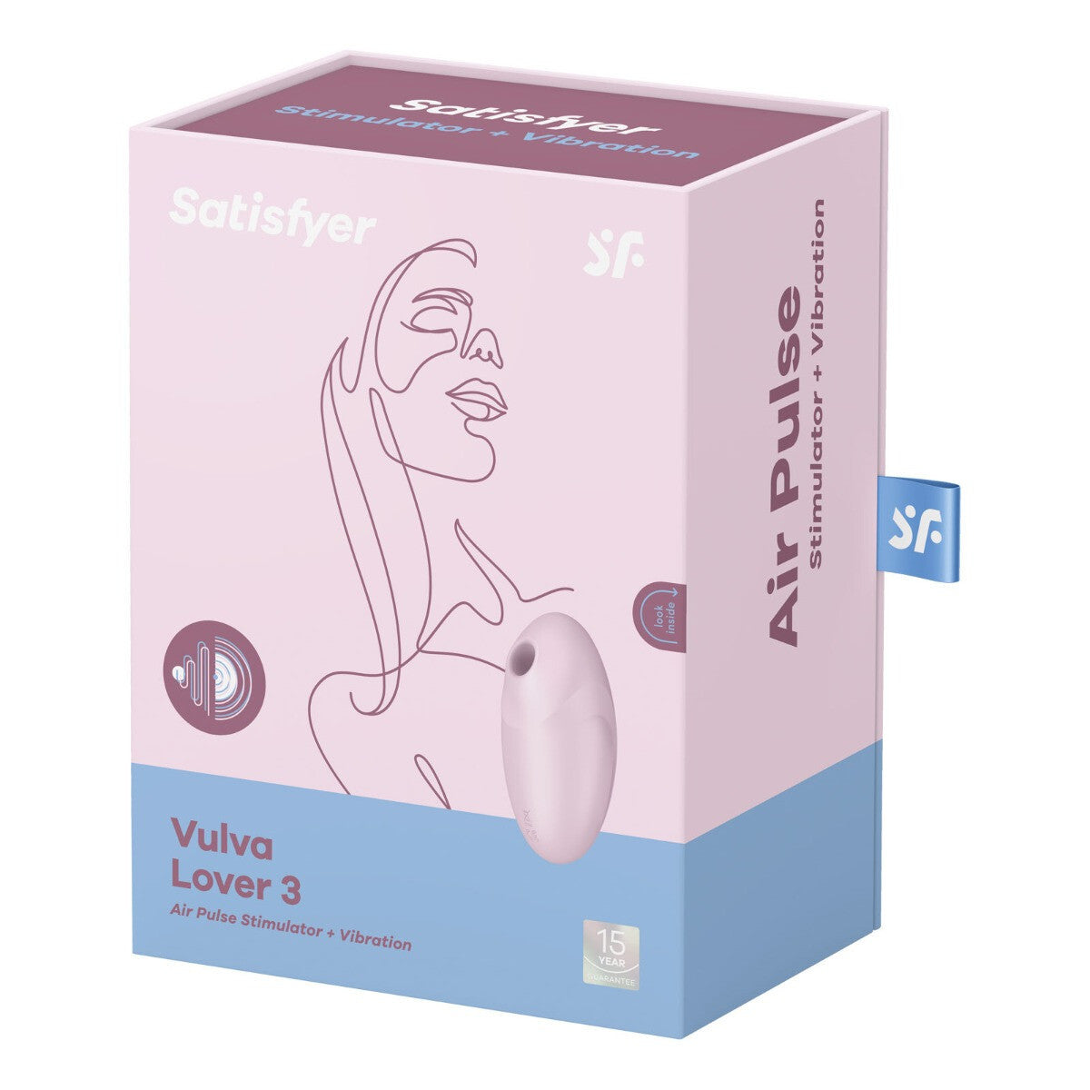 Satisfyer Vulva Lover 3 packaging on a white background