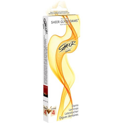 Sheer Glyde Vegan Dams Wildberry Flavour 4 Pack