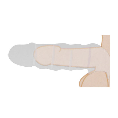 Penis extender sleeve on a white background