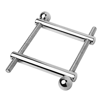 Metallic ball crusher on a white background