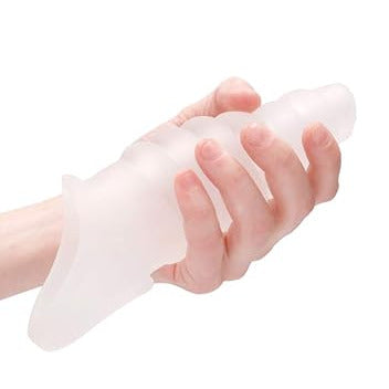 Shots Toys Sono No.21 Stretchy Thick Ribbed Penis Sleeve Extender on a white background