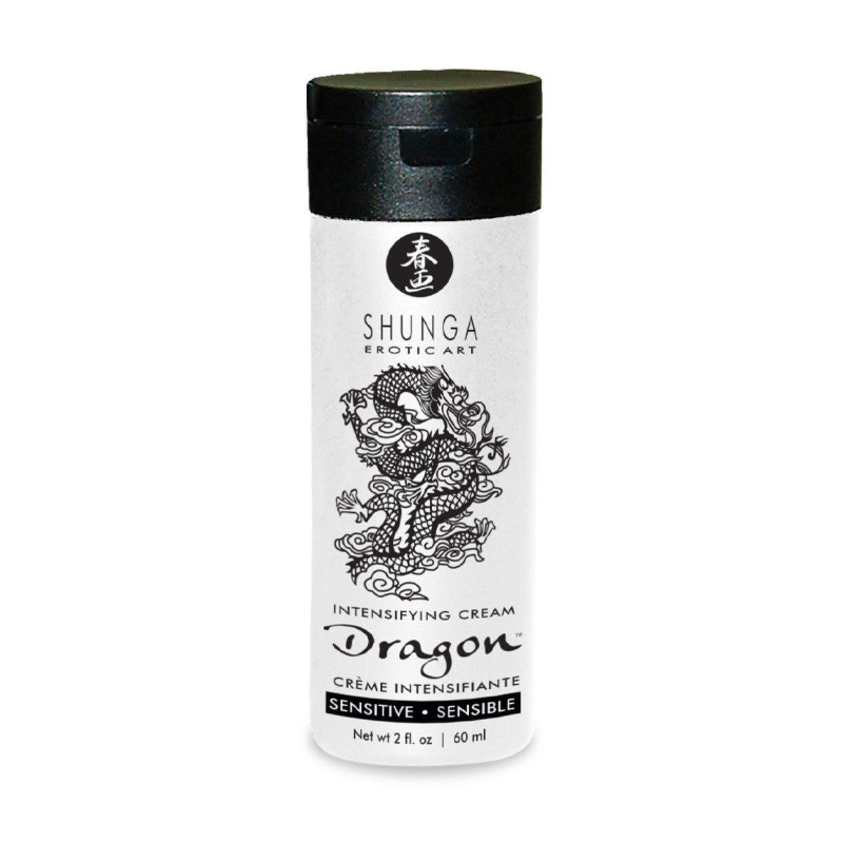 Shunga Dragon intensifying cream packaging on a white background