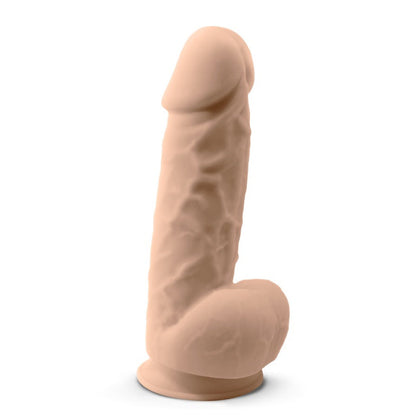 SilexD Model 1 Remote Controlled Vibrating Silicone 8.5 Inch Suction Cup Dildo on a white background
