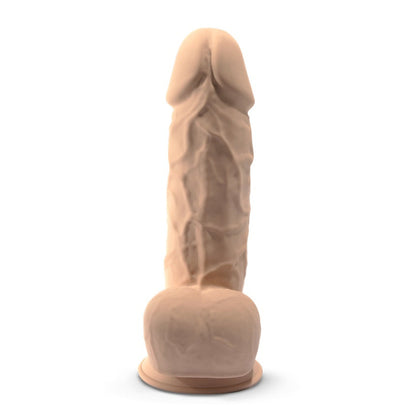 SilexD Model 1 Remote Controlled Vibrating Silicone 8.5 Inch Suction Cup Dildo on a white background