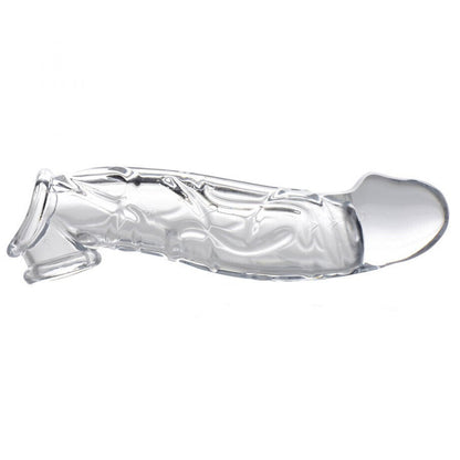 Size Matters 2 Inch Clear Penis Extender Thick Hollow Sleeve Cock Ring Extension