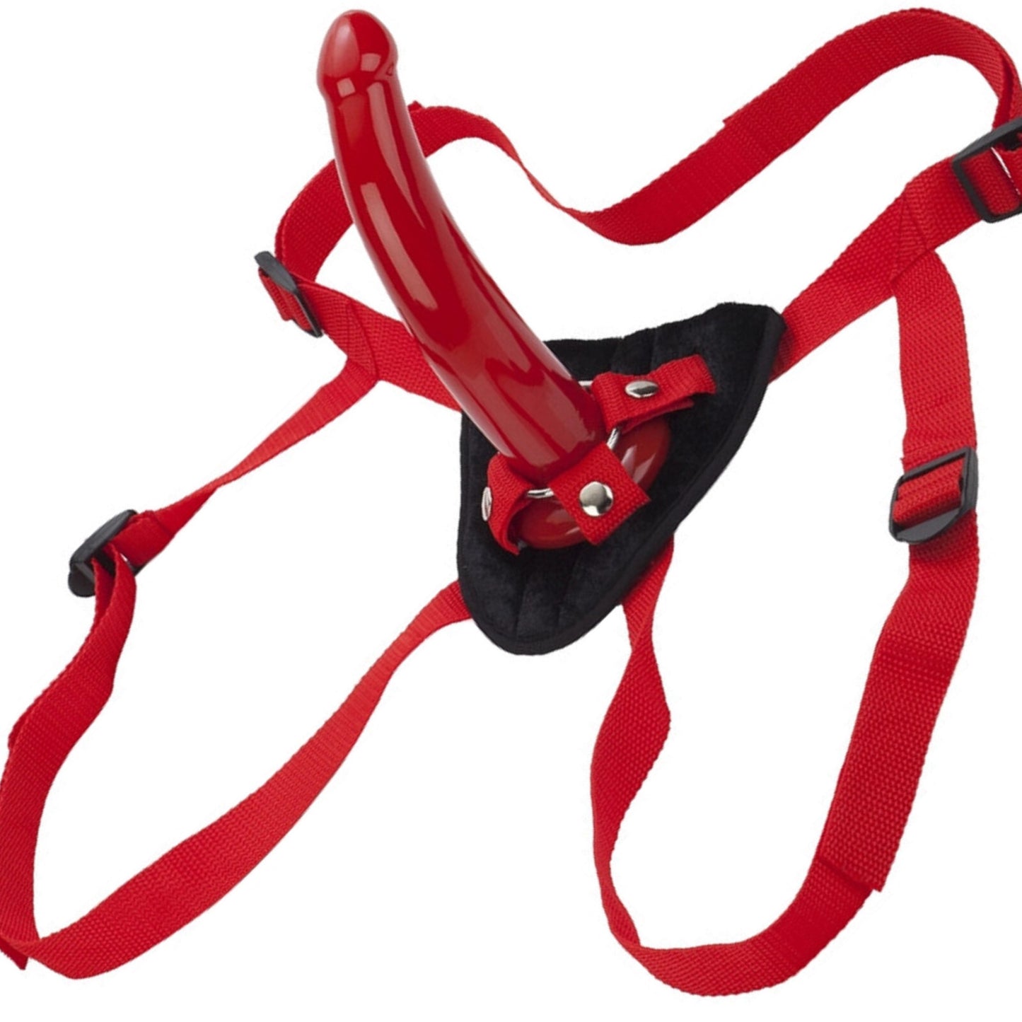 Sophias Red Rider 7 Inch Strap On Dildo Adjustable G-Spot Anal Pegging Kink BDSM