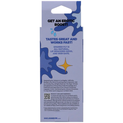Spanish Fly Sex Liquid Aphrodisiac Flavoured Libido Booster Enhancer Cruelty Free Blue Raspberry