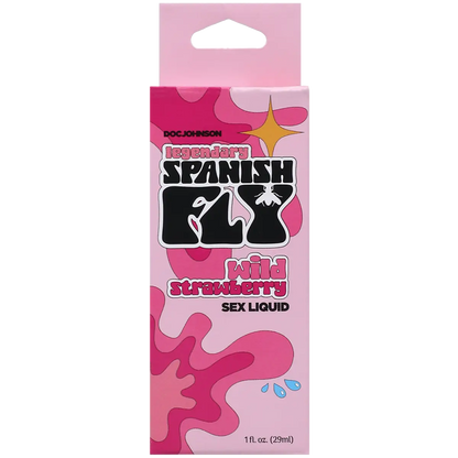 Spanish Fly Sex Liquid Aphrodisiac Flavoured Libido Booster Enhancer Cruelty Free Wild Strawberry