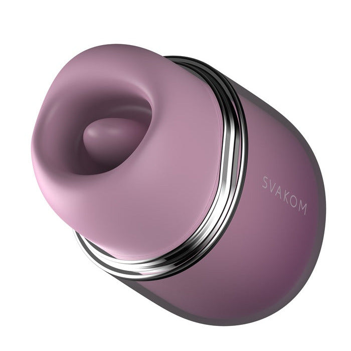 Svakom Klitty Dual Action Licking Suction Clitoral Vibrator Stimulator Silicone Couples App Remote Control on a white background