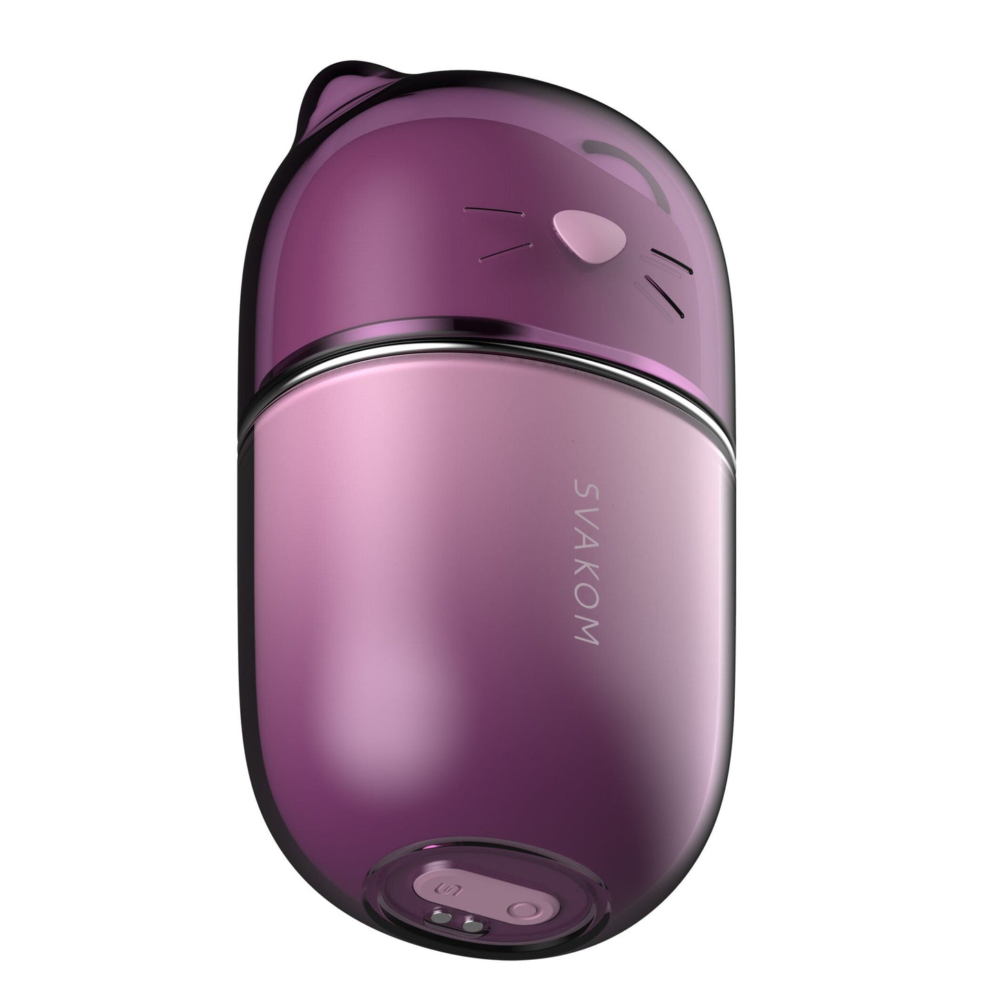 Svakom Klitty Dual Action Licking Suction Clitoral Vibrator Stimulator Silicone Couples App Remote Control on a white background