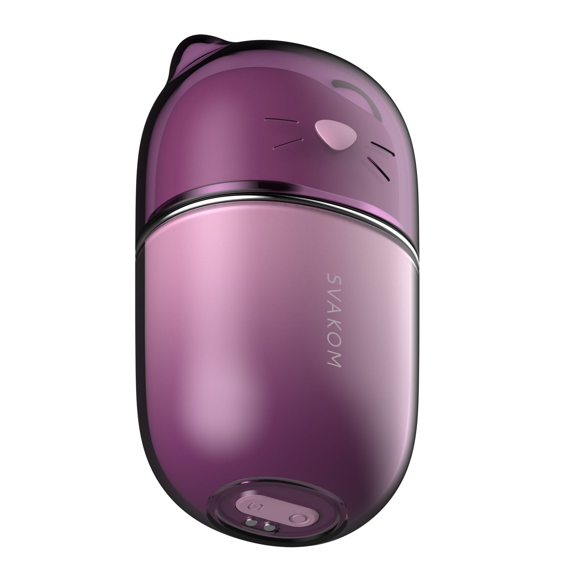 Svakom Klitty Dual Action Licking Suction Clitoral Vibrator Stimulator Silicone Couples App Remote Control on a white background