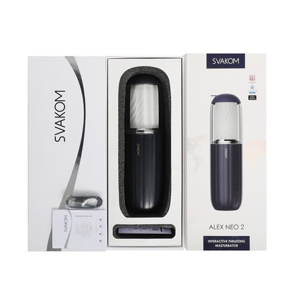 Svakom Alex Neo 2 product packaging on a white background