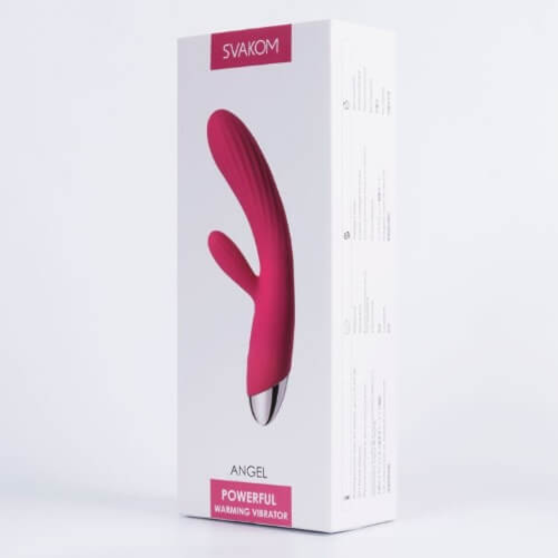 Svakom Angel powerful vaginal vibrator packaging on a white background