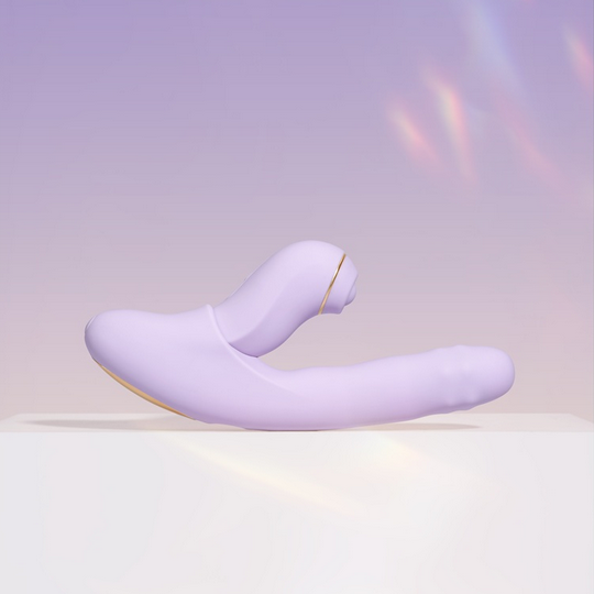 Svakom Duoglow 2 in 1 Clit G-Spot Thrusting Heating Pulse Vibrator App Control