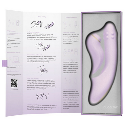 Svakom Duoglow 2 in 1 Clit G-Spot Thrusting Heating Pulse Vibrator App Control