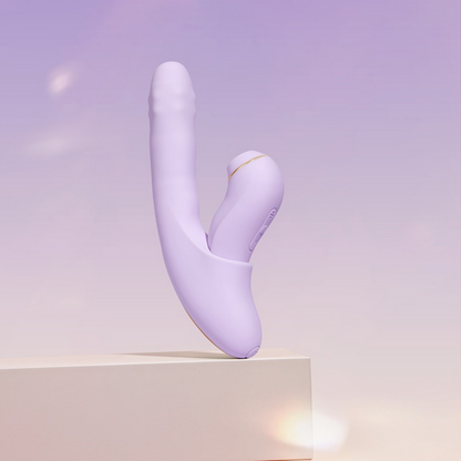 Svakom Duoglow 2 in 1 Clit G-Spot Thrusting Heating Pulse Vibrator App Control