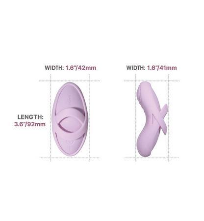 Svakom Echo 2 Silicone Finger Heating Clitoral Vibrator App Controlled Vibe Massager