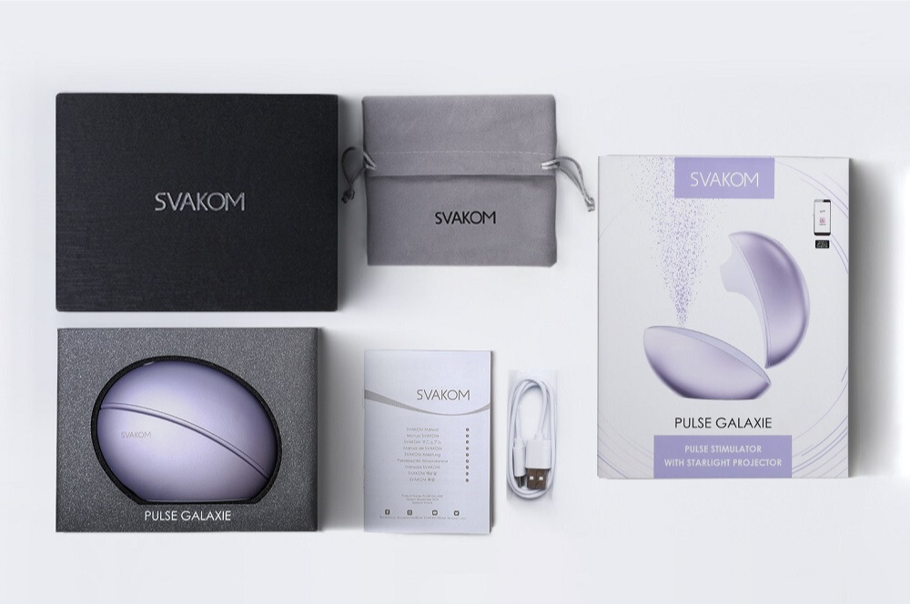 SVAKOM Pulse Galaxie product packaging on a white background