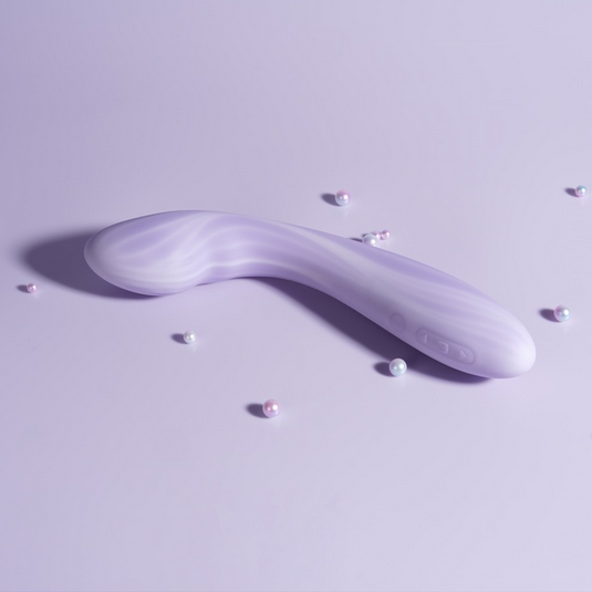 Svakom Margot G-Spot P-Spot Deep Heating Vibrator Lilac Silicone App Control