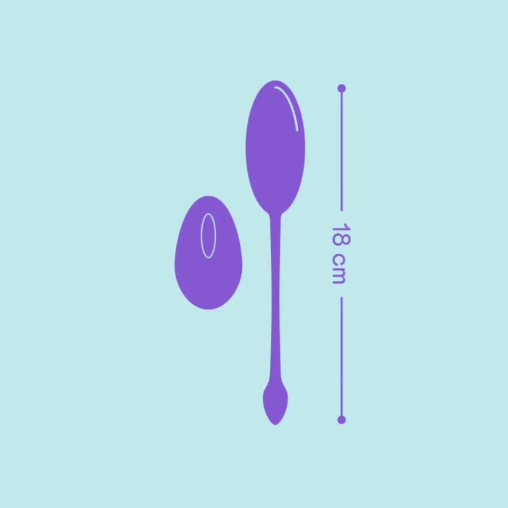 Tabooboo Take Me Back To Bed Remote Vibrating Love Egg 10 Speed Waterproof