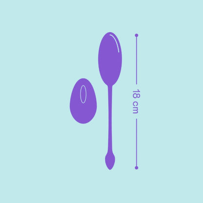 Tabooboo Take Me Back To Bed Remote Vibrating Love Egg 10 Speed Waterproof