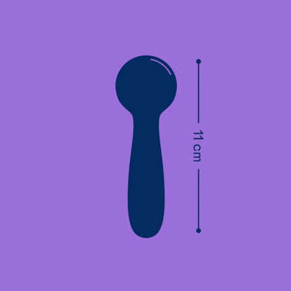 Tabooboo Under The Sheets Mini Wand Clitoral Vibrator 10 Speed Waterproof